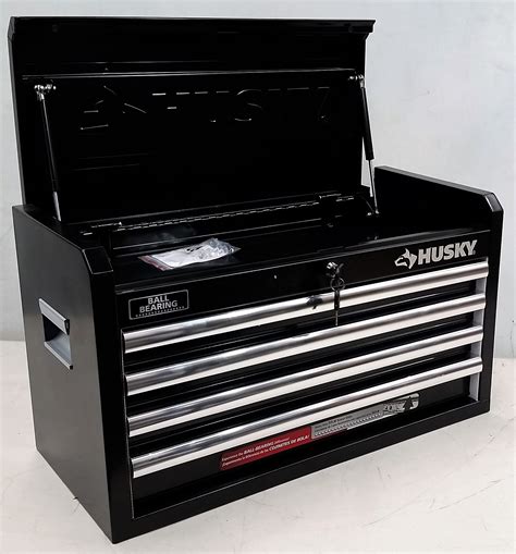 rated ball-bearing slides that feature a soft-closing mechanism. . Husky tool box clearance